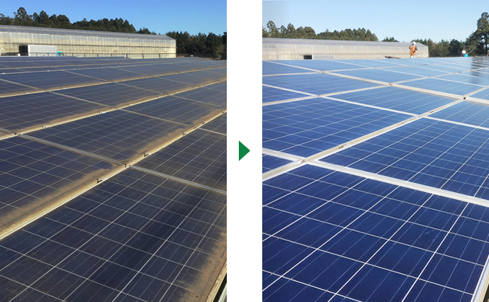 ブラシで頑固な汚れを根こそぎ洗浄イメージ